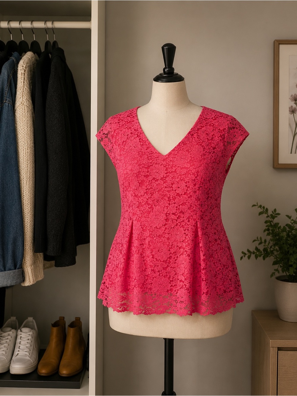 TORRID NWT Cap Sleeve Lacey Blouse Top